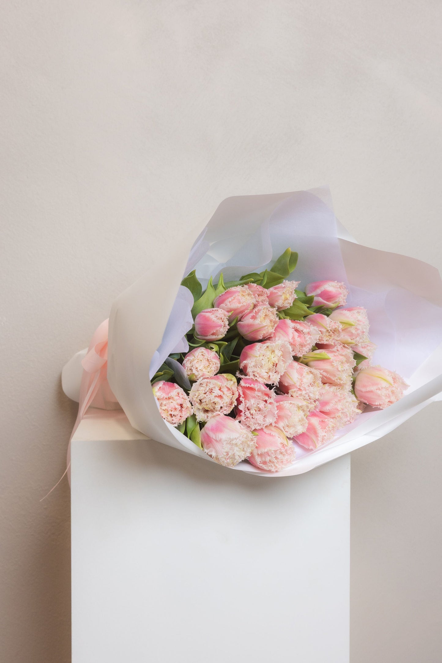 ELITE FRILLY PINK TULIPS EN MASSE Amalfi Floral Design