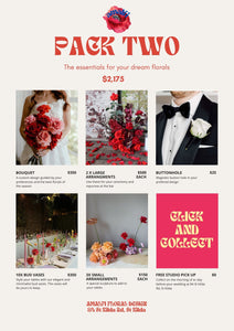 WEDDING PACK TWO Amalfi Floral Design