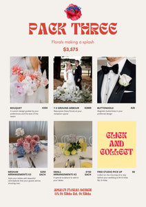 WEDDING PACK THREE Amalfi Floral Design