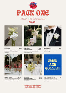 WEDDING PACK ONE Amalfi Floral Design